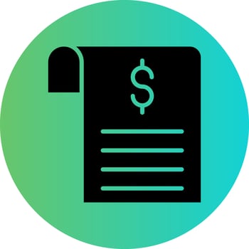 Bill Vector Icon Design