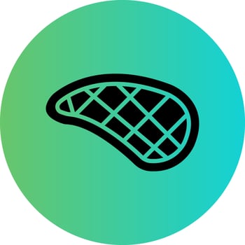 Steak Vector Icon Design