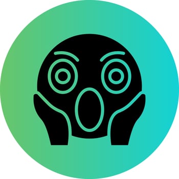Yelling Vector Icon Design