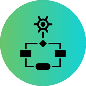 Workflow Vector Icon Design