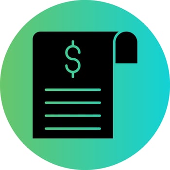 Bill Vector Icon Design