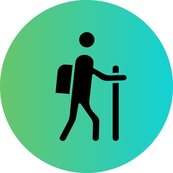 Tourist Vector Icon Design