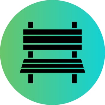 Bench Vector Icon Design