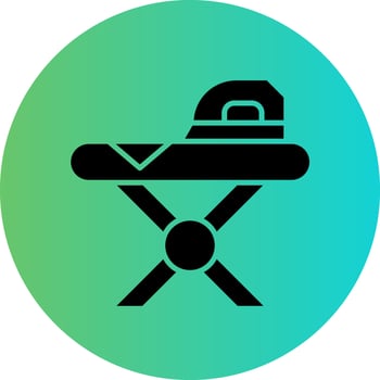 Iron Table Vector Icon Design