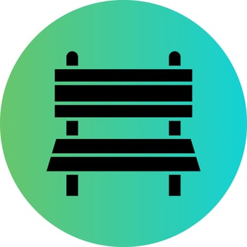 Bench Vector Icon Design