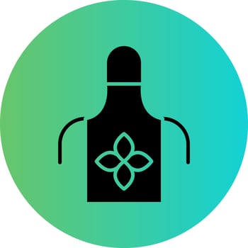 Apron Vector Icon Design