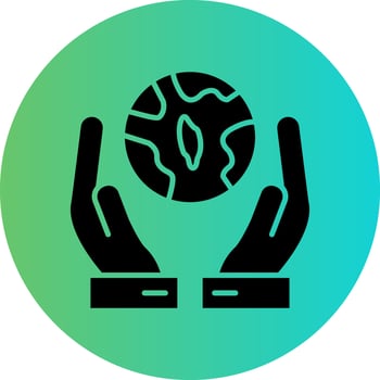 Save World Vector Icon Design