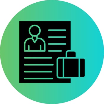 Portfolio Vector Icon Design