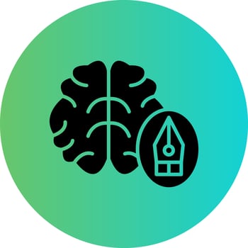 Design Thinking Vector Icon Design