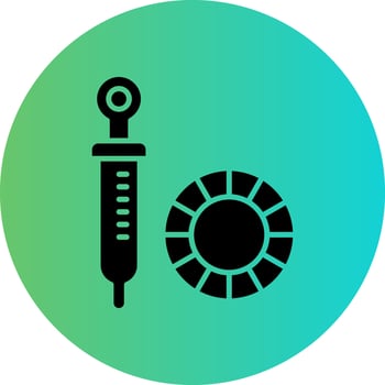 Color Picker Vector Icon Design