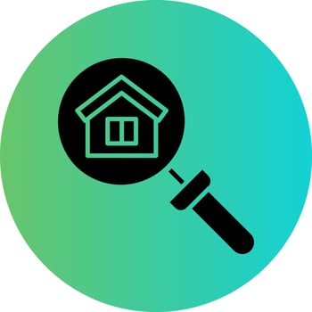 House Search Vector Icon Design