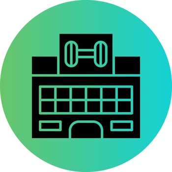 Gym Vector Icon Design