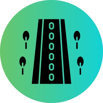 Road Vector Icon Design
