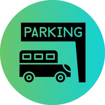 Parking Vector Icon Design
