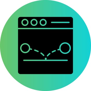 Bounce Rate Vector Icon Design