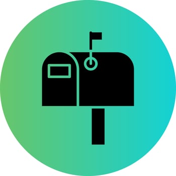 Letterbox Vector Icon Design
