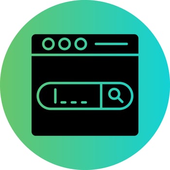 Search Bar Vector Icon Design
