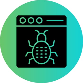 Bug Vector Icon Design
