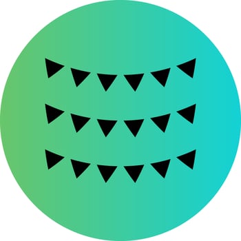 Garland Vector Icon Design