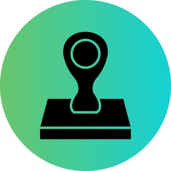 Stamped Vector Icon Design