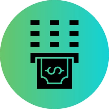 Withdraw Vector Icon Design