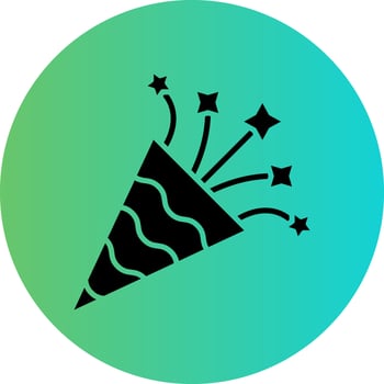 Confetti Vector Icon Design