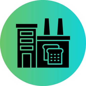 Food Industry Vector Icon Design