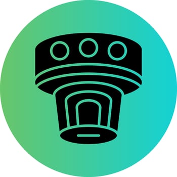 Smoke Detector Vector Icon Design