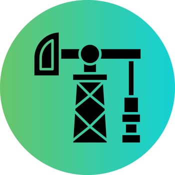 Derrick Vector Icon Design