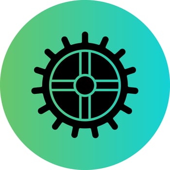 Cogwheel Vector Icon Design