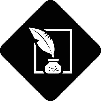 Authorship, writer, author, document, write, file icon design vector