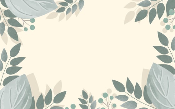 vector hand painted watercolor leaves.eps