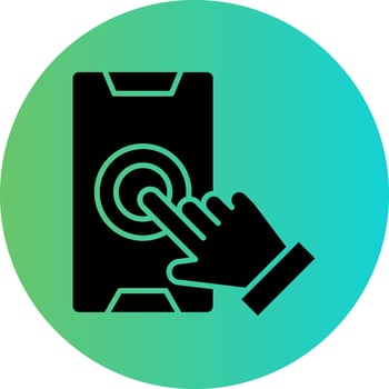 Touch Screen Vector Icon Design