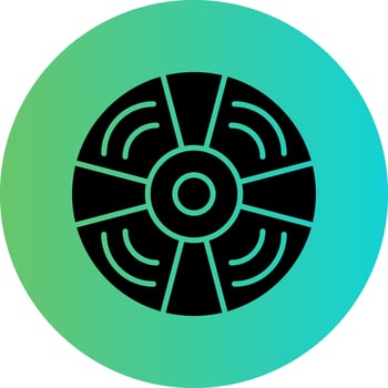 Compact Disk Vector Icon Design