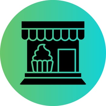 Bakery Shop Vector Icon Design