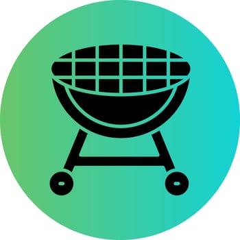 Grill Vector Icon Design