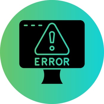 Error Vector Icon Design