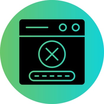 Denial Vector Icon Design