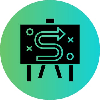 Strategy Vector Icon Design