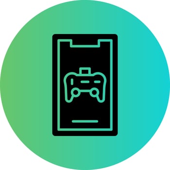 Mobile Game Vector Icon Design