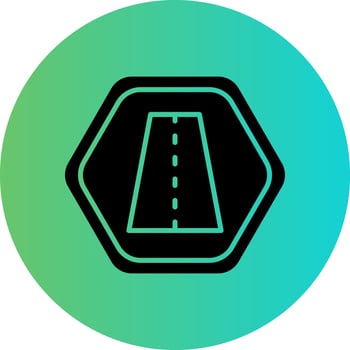 Lane Vector Icon Design
