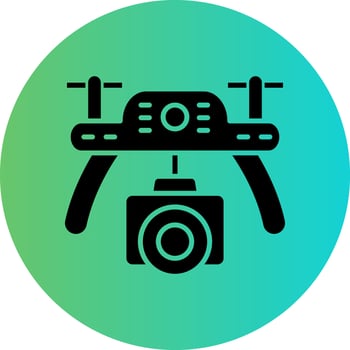 Drone Vector Icon Design