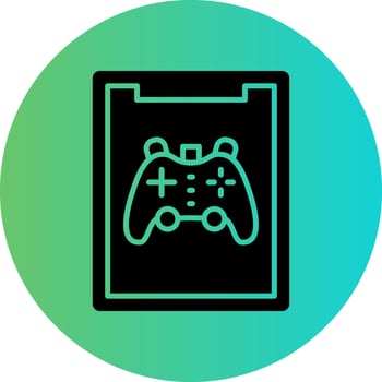 Tablet Game Vector Icon Design