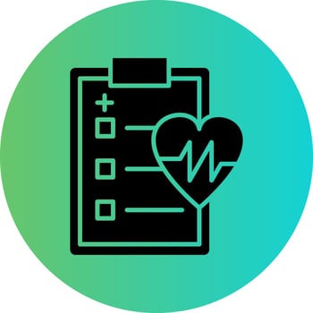 Medical Report Vector Icon Design