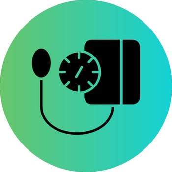 Blood Pressure Vector Icon Design