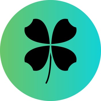 Clover Vector Icon Design