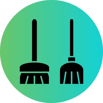 Broomstick Vector Icon Design