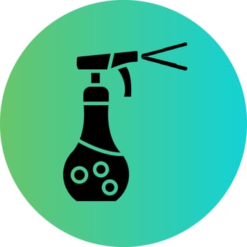 Water Spray Vector Icon Design