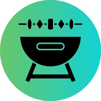 Barbecue Vector Icon Design