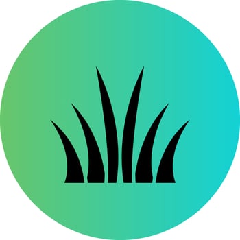Grass Vector Icon Design